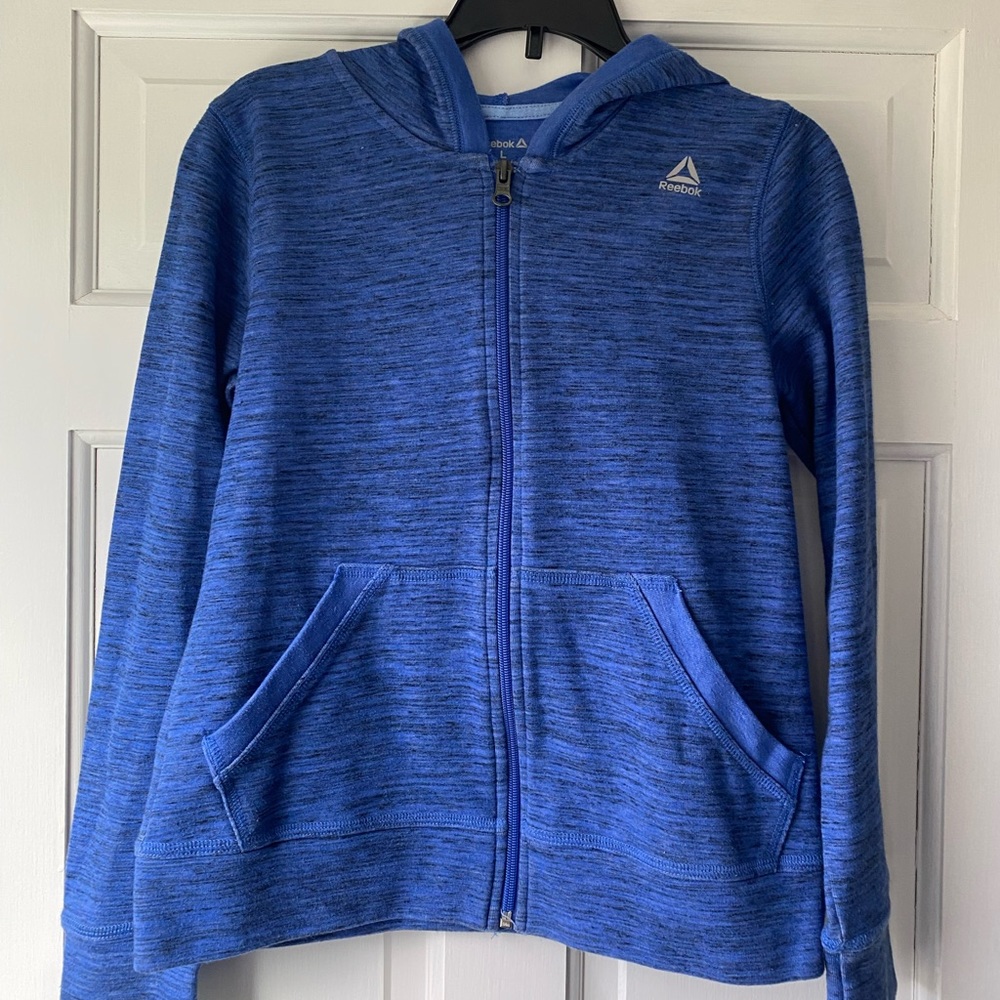 Reebok zip up sweatshirt in beautiful color size L 12-14